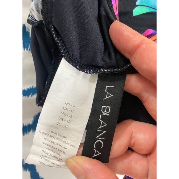 La Blanca Women's Multi Deliux Multi Tan Tankini - 8 - Picture 5 of 8